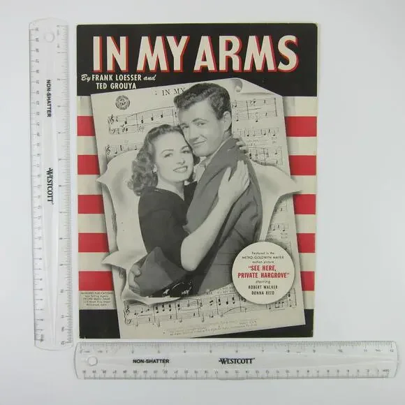 Sheet Music In My Arms See Here Private Hargrove Robert Walker Donna Reed 1943 - Picture 4 of 12